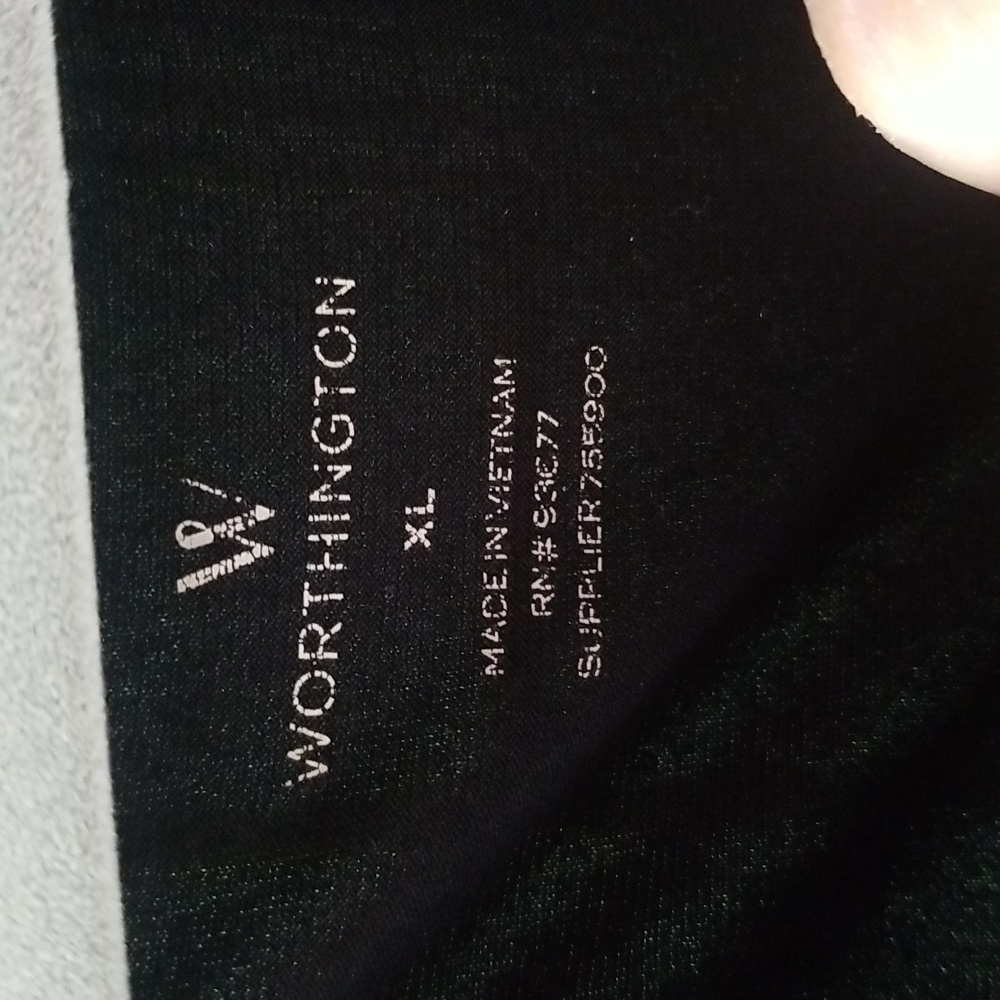 Worthington Black Blouse - Picture 2 of 4